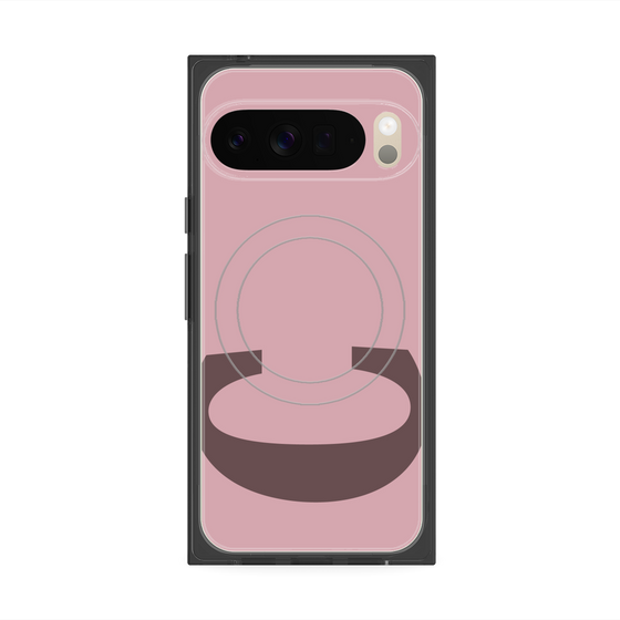 Premium Square Case with Pixelsnap［ Original - initial color - C dusty pink ］