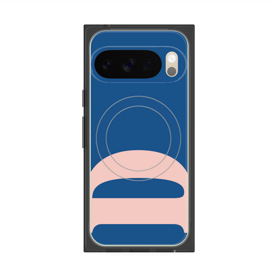 Premium Square Case with Pixelsnap［ Original - initial color - D navy ］