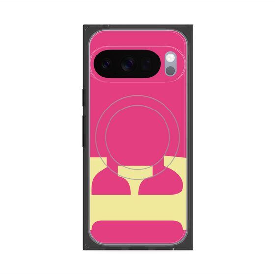 Premium Square Case with Pixelsnap［ Original - initial color - E pink ］