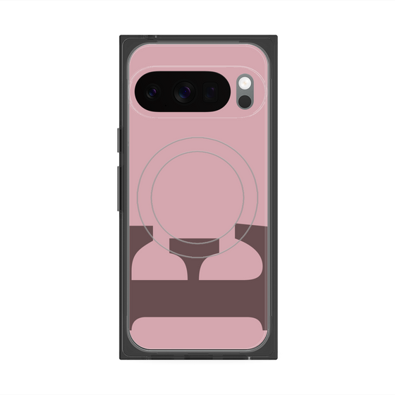 Premium Square Case with Pixelsnap［ Original - initial color - E dusty pink ］
