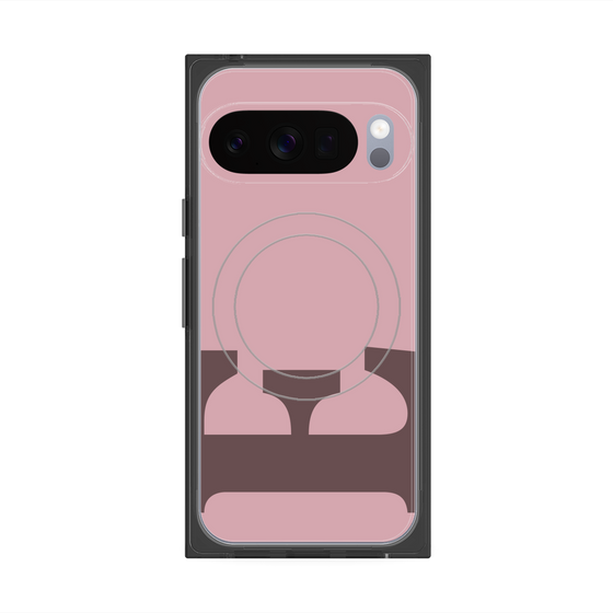 Premium Square Case with Pixelsnap［ Original - initial color - E dusty pink ］