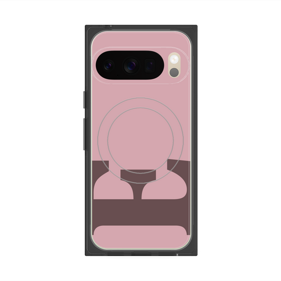 Premium Square Case with Pixelsnap［ Original - initial color - E dusty pink ］