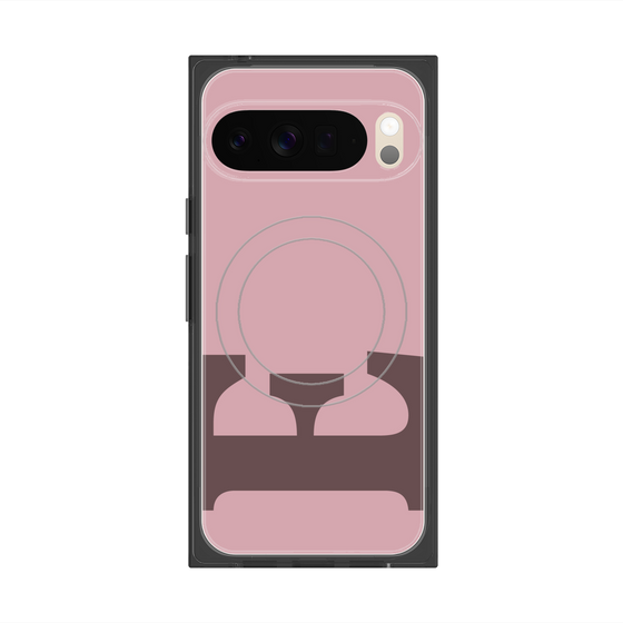 Premium Square Case with Pixelsnap［ Original - initial color - E dusty pink ］