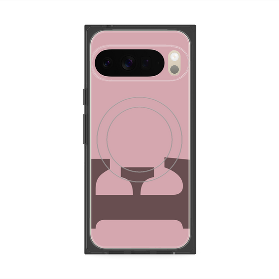 Premium Square Case with Pixelsnap［ Original - initial color - E dusty pink ］