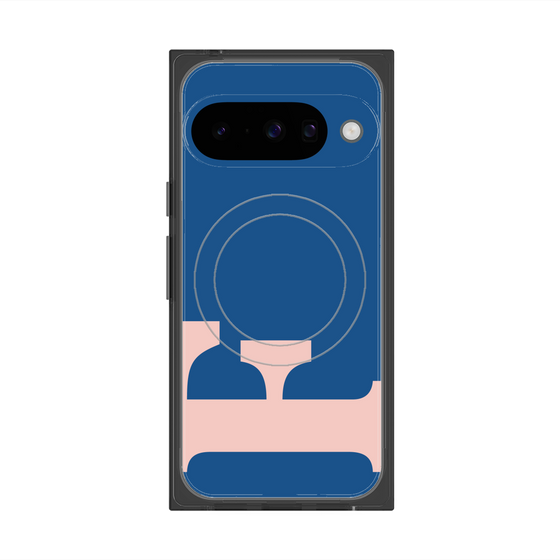 Premium Square Case with Pixelsnap［ Original - initial color - F navy ］