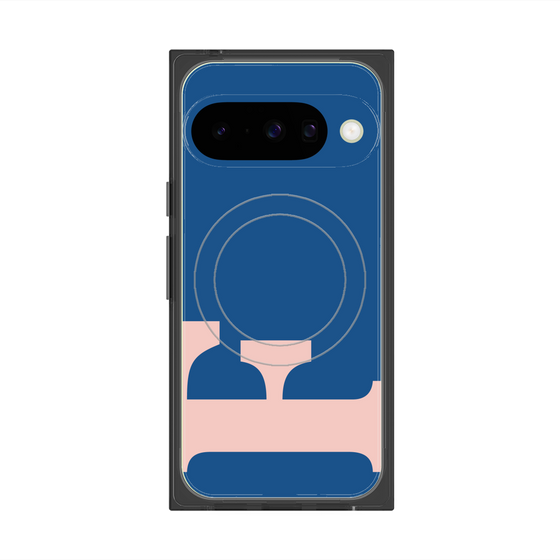 Premium Square Case with Pixelsnap［ Original - initial color - F navy ］