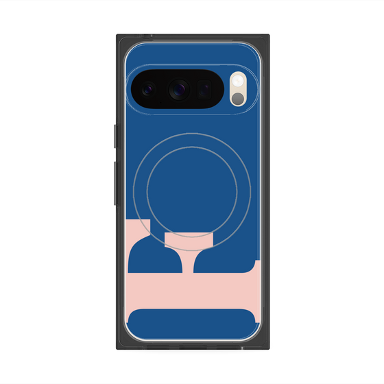 Premium Square Case with Pixelsnap［ Original - initial color - F navy ］