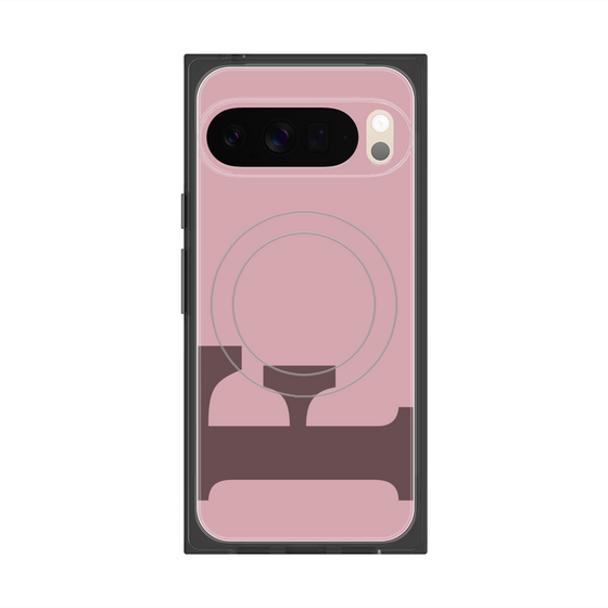 Premium Square Case with Pixelsnap［ Original - initial color - F dusty pink ］
