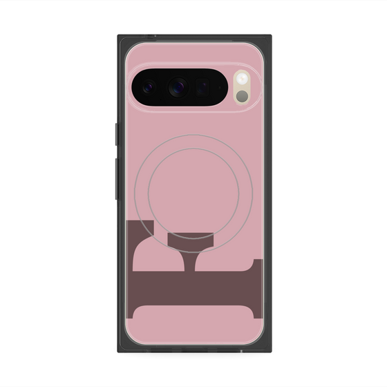 Premium Square Case with Pixelsnap［ Original - initial color - F dusty pink ］