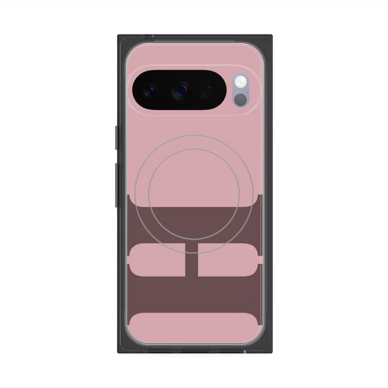 Premium Square Case with Pixelsnap［ Original - initial color - H dusty pink ］