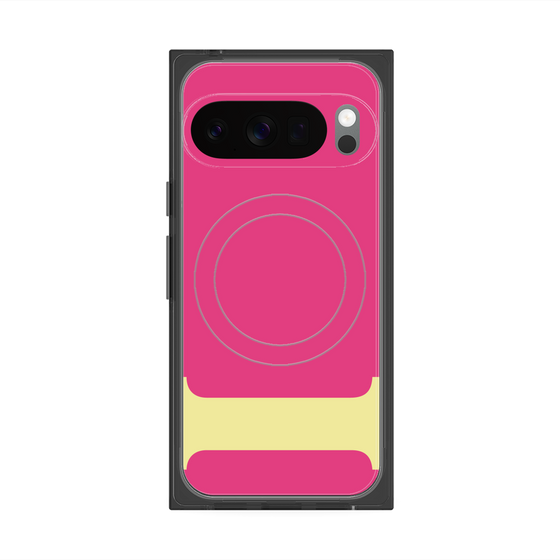 Premium Square Case with Pixelsnap［ Original - initial color - I pink ］