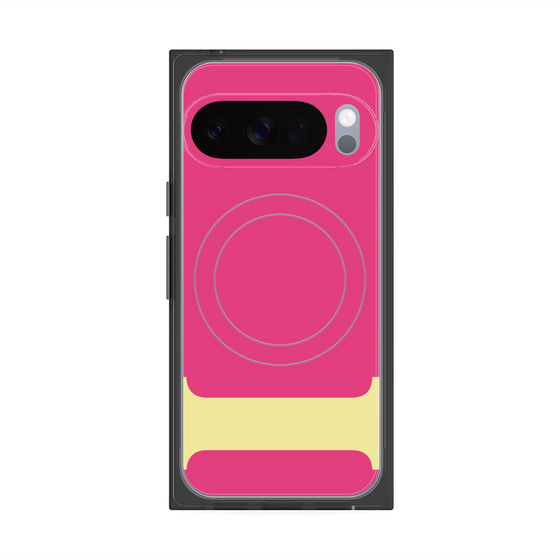 Premium Square Case with Pixelsnap［ Original - initial color - I pink ］