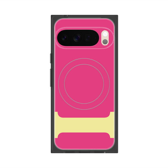 Premium Square Case with Pixelsnap［ Original - initial color - I pink ］