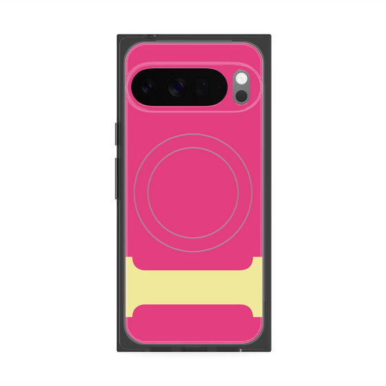 Premium Square Case with Pixelsnap［ Original - initial color - I pink ］