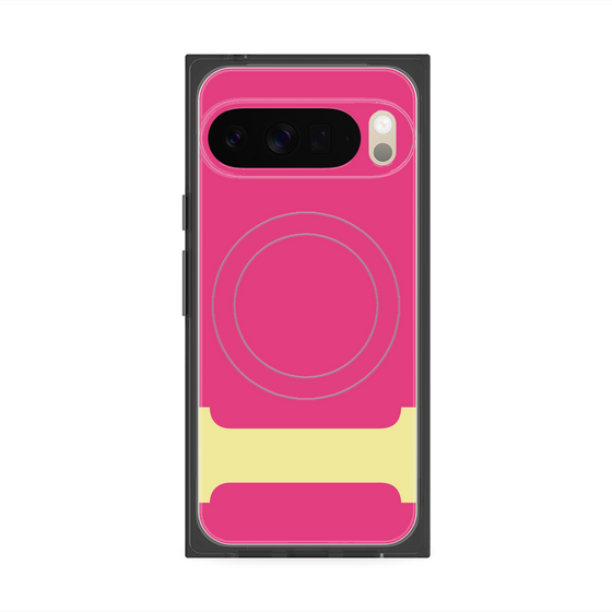 Premium Square Case with Pixelsnap［ Original - initial color - I pink ］
