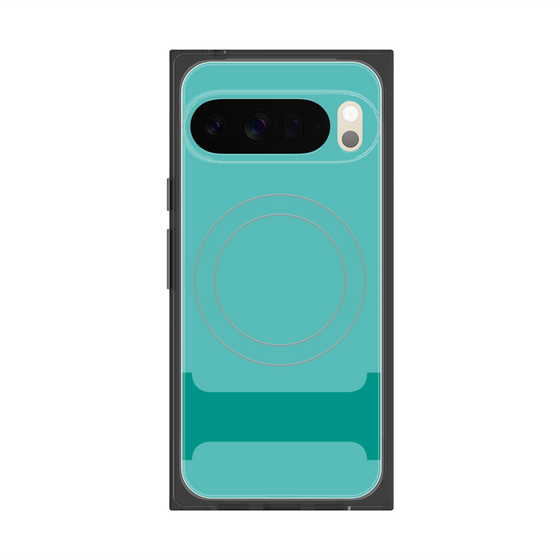 Premium Square Case with Pixelsnap［ Original - initial color - I light green ］