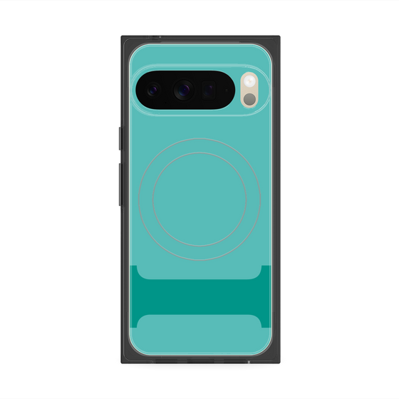 Premium Square Case with Pixelsnap［ Original - initial color - I light green ］