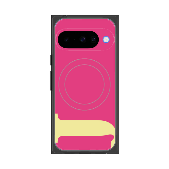 Premium Square Case with Pixelsnap［ Original - initial color - J pink ］