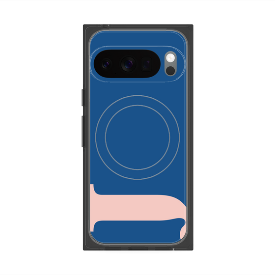 Premium Square Case with Pixelsnap［ Original - initial color - J navy ］