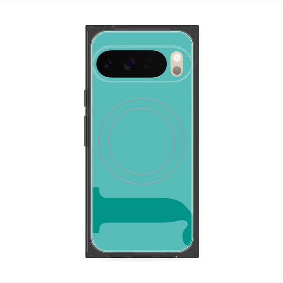 Premium Square Case with Pixelsnap［ Original - initial color - J light green ］