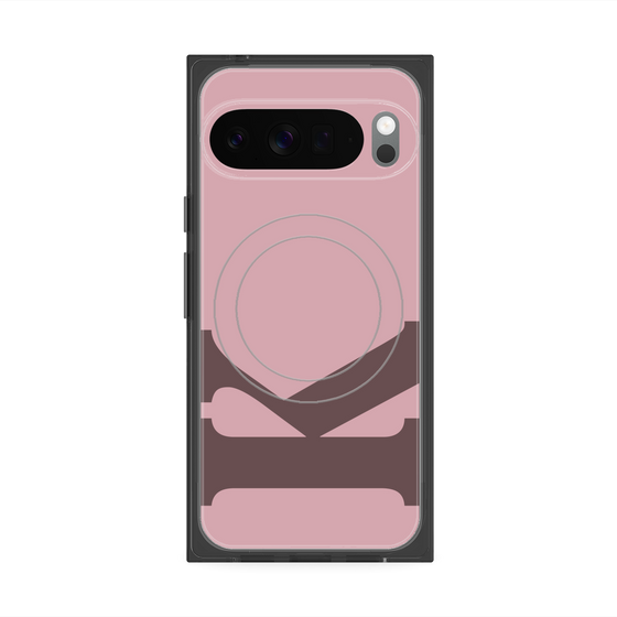 Premium Square Case with Pixelsnap［ Original - initial color - K dusty pink ］