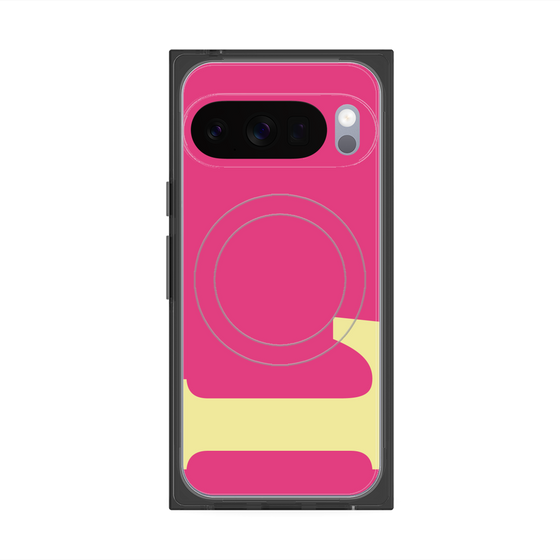 Premium Square Case with Pixelsnap［ Original - initial color - L pink ］