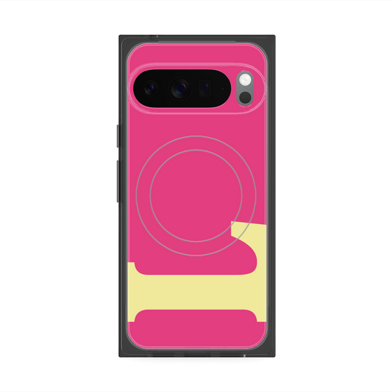 Premium Square Case with Pixelsnap［ Original - initial color - L pink ］
