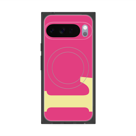 Premium Square Case with Pixelsnap［ Original - initial color - L pink ］