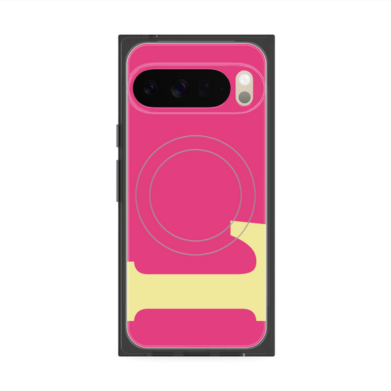 Premium Square Case with Pixelsnap［ Original - initial color - L pink ］