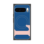 Premium Square Case with Pixelsnap［ Original - initial color - L navy ］