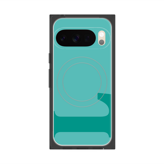 Premium Square Case with Pixelsnap［ Original - initial color - L light green ］