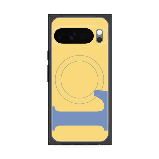 Premium Square Case with Pixelsnap［ Original - initial color - L yellow ］