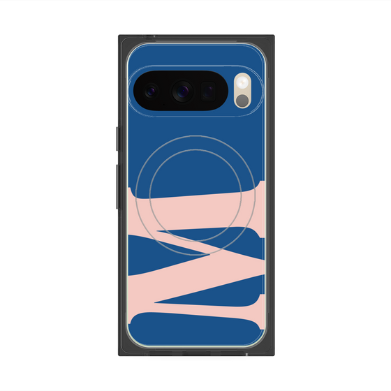 Premium Square Case with Pixelsnap［ Original - initial color - M navy ］