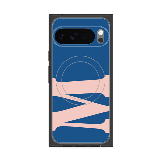 Premium Square Case with Pixelsnap［ Original - initial color - M navy ］