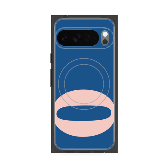 Premium Square Case with Pixelsnap［ Original - initial color - O navy ］