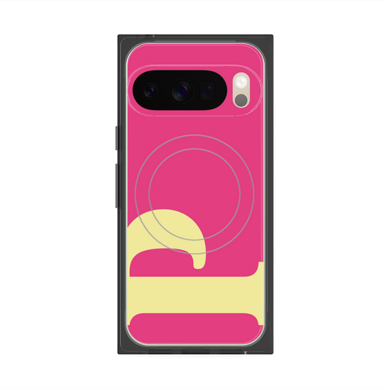Premium Square Case with Pixelsnap［ Original - initial color - P pink ］