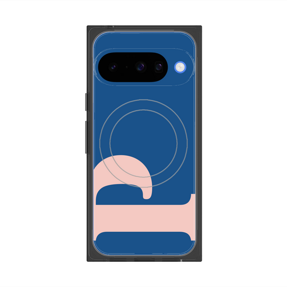 Premium Square Case with Pixelsnap［ Original - initial color - P navy ］