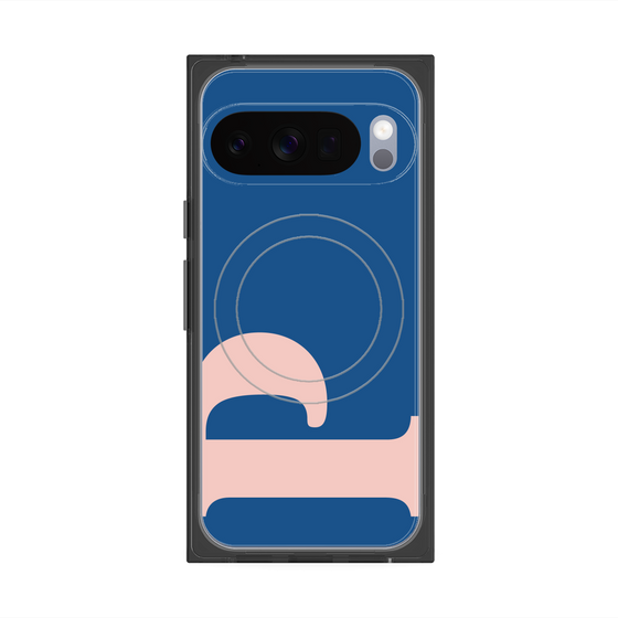 Premium Square Case with Pixelsnap［ Original - initial color - P navy ］