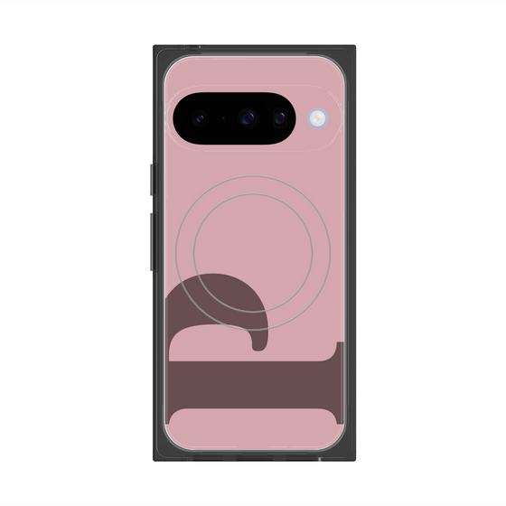 Premium Square Case with Pixelsnap［ Original - initial color - P dusty pink ］