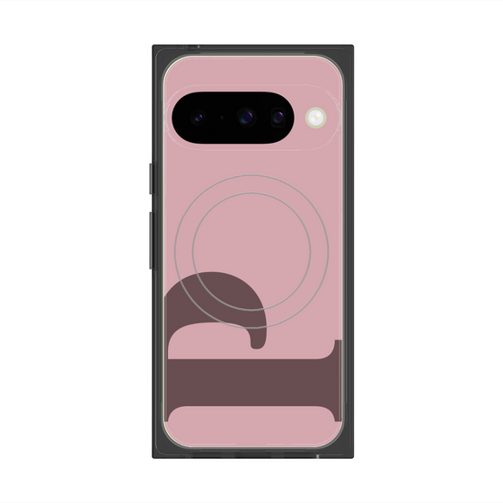 Premium Square Case with Pixelsnap［ Original - initial color - P dusty pink ］