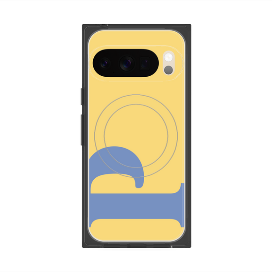 Premium Square Case with Pixelsnap［ Original - initial color - P yellow ］