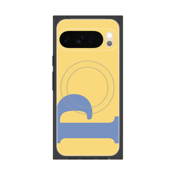 Premium Square Case with Pixelsnap［ Original - initial color - P yellow ］