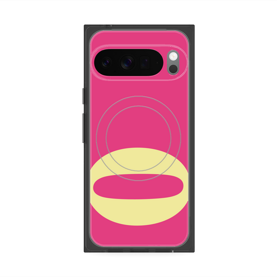 Premium Square Case with Pixelsnap［ Original - initial color - Q pink ］