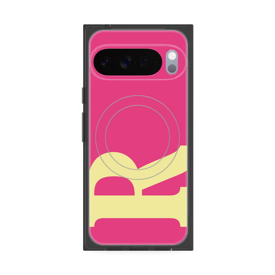 Premium Square Case with Pixelsnap［ Original - initial color - R pink ］