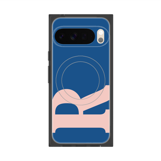 Premium Square Case with Pixelsnap［ Original - initial color - R navy ］