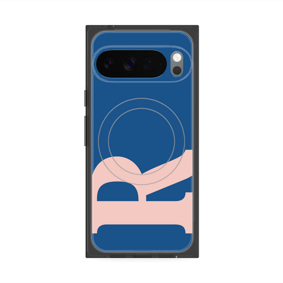 Premium Square Case with Pixelsnap［ Original - initial color - R navy ］