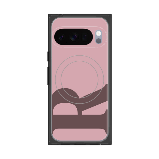 Premium Square Case with Pixelsnap［ Original - initial color - R dusty pink ］