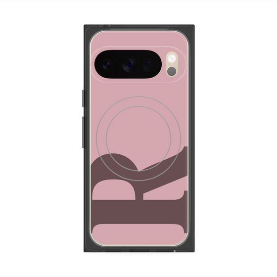 Premium Square Case with Pixelsnap［ Original - initial color - R dusty pink ］