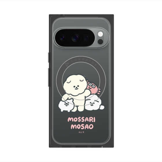 Premium Square Case with Pixelsnap［ Mossari Mosao - Everyone Together - Clear ］