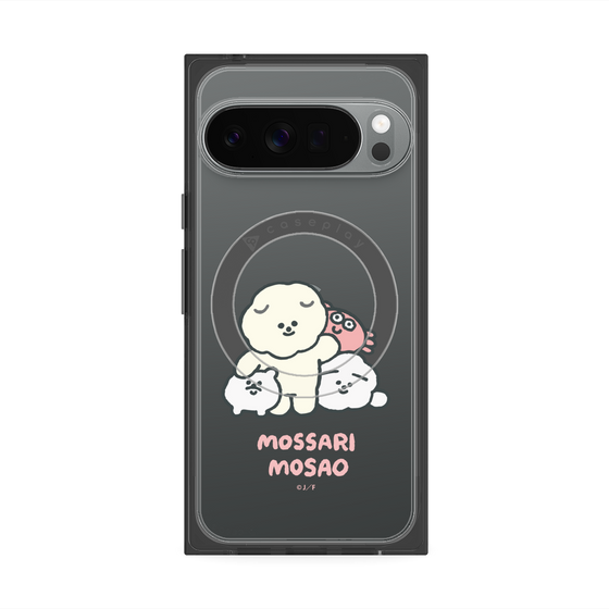 Premium Square Case with Pixelsnap［ Mossari Mosao - Everyone Together - Clear ］